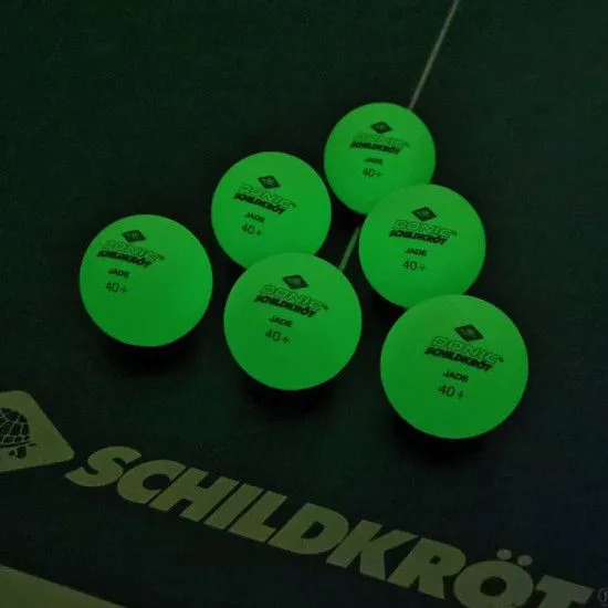 Кулі для настільного тенісу Donic Glow in the dark люмінесцентні