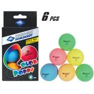 Кулі для настільного тенісу Donic Color Popps 6 штук
