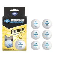 Кулі для настільного тенісу DONIC Prestige 2 зірки white 6 штук