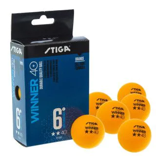 Кульки для настільного тенісу STIGA WINNER 2* (6шт)