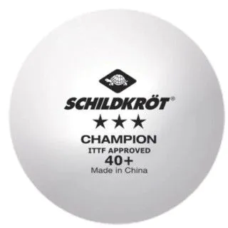Кулька для настільного тенісу Donic Champion 40+ 3* white поштучно