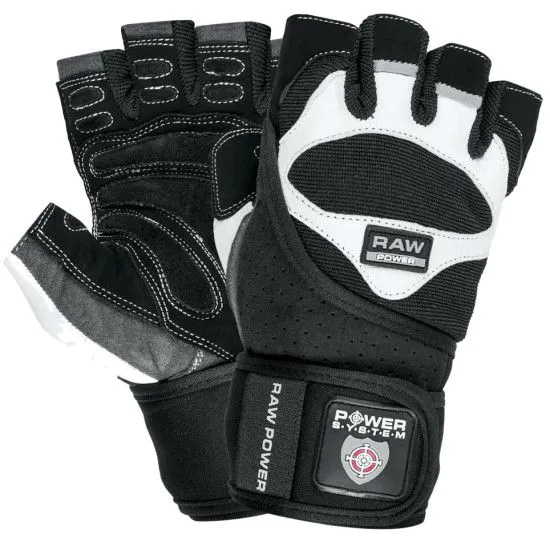 Рукавички для фітнесу Power System PS-2850 Raw Power Black/White 