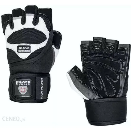 Рукавички для фітнесу Power System PS-2850 Raw Power Black/White 