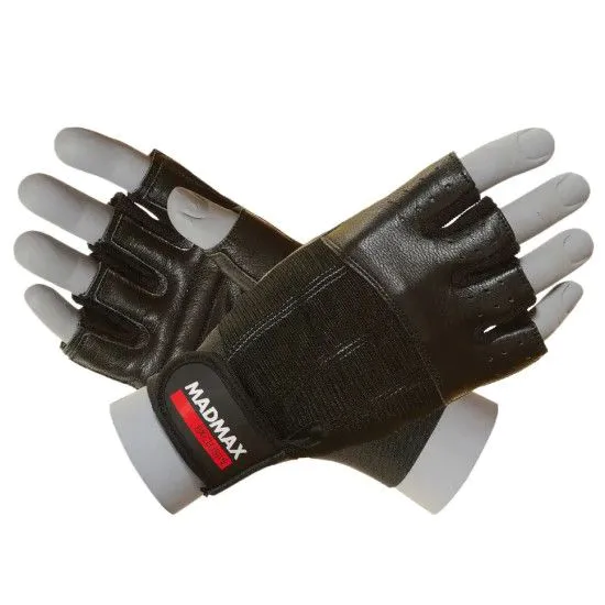 Рукавички для фітнесу MadMax MFG-248 Clasic Exclusive Black 