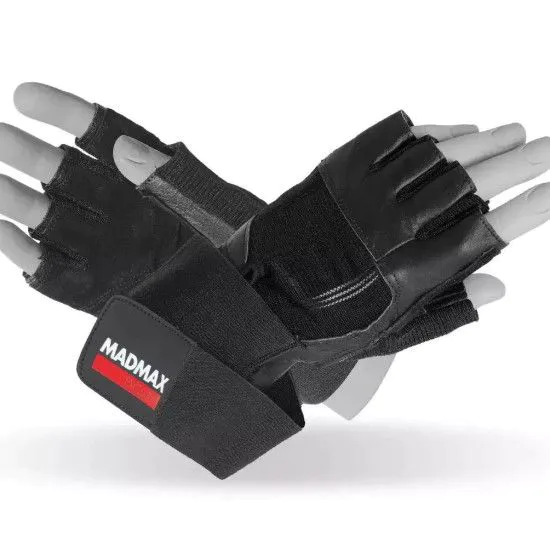 Рукавички для фітнесу MadMax MFG-269 Professional Exclusive Black 