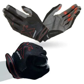Рукавички для кросфіт MadMax MXG-103 X Gloves Black/Grey