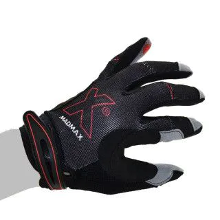 Рукавички для кросфіт MadMax MXG-103 X Gloves Black/Grey