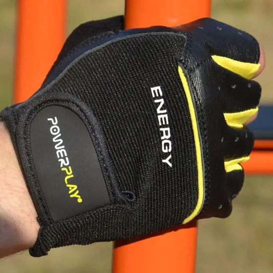 Рукавички для фітнесу PowerPlay 9058 Energy шкіра