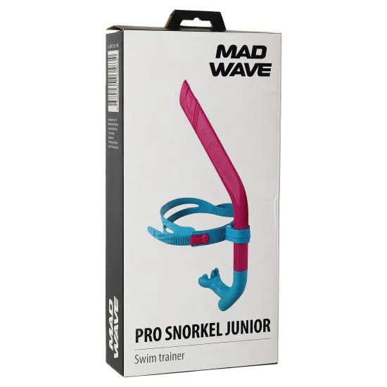Трубка для бассейна фронтальная MadWave PRO SNORKEL junior