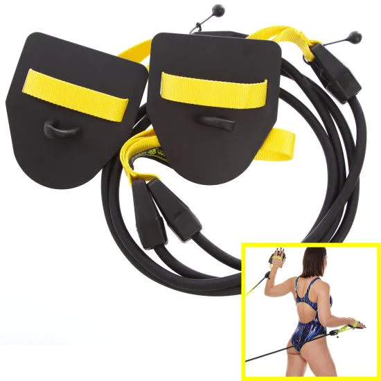 Тренажер для плавання з лопатками MadWave TRAINER DRY (2,2 - 6,3 кг)