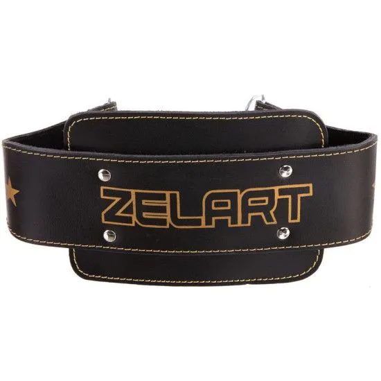 Пояс для обтяжень із ланцюгом ZELART шкіра