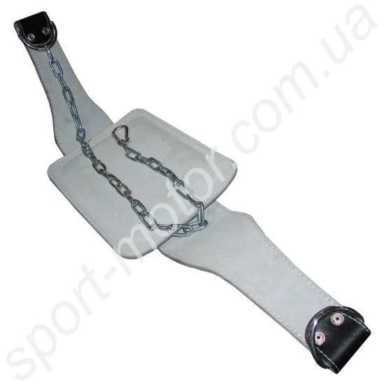 Пояс для отягощений с цепью Dipping Belt KING кожа