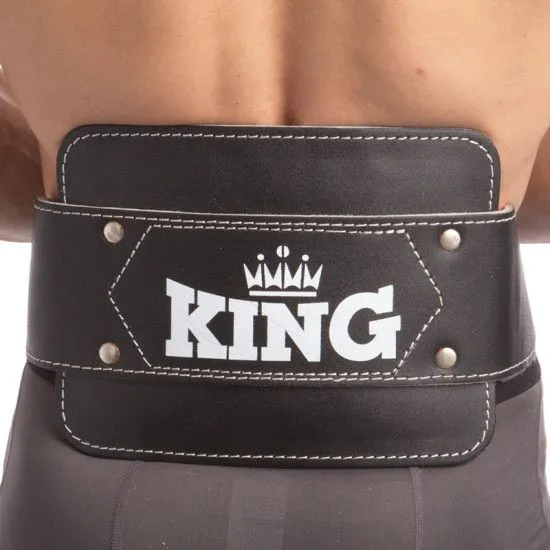 Пояс для отягощений с цепью Dipping Belt KING кожа