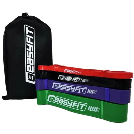 Гумові петлі набір 4шт. EasyFit (2-65 кг)  