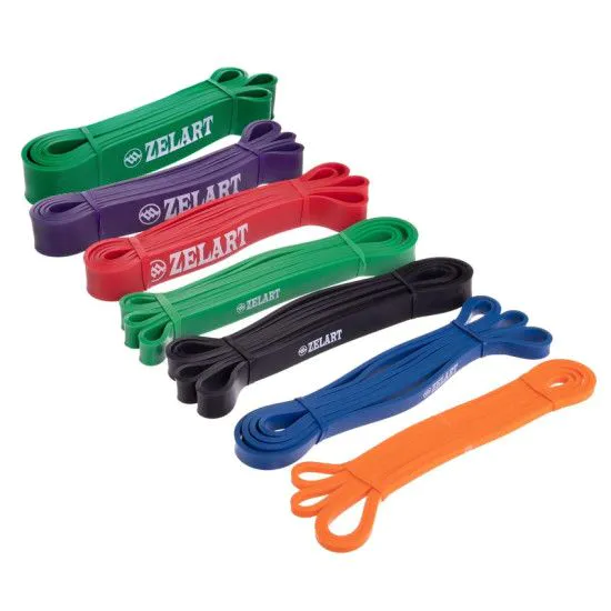 Джгут POWER BANDS Zelart ширина 23 мм навантаження 16-32 кг