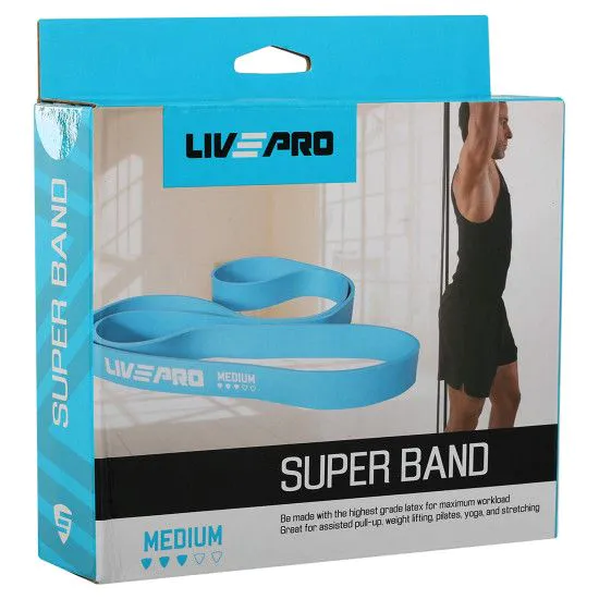 Резиновая петля для турника LivePro SUPER BAND (16-39 кг)