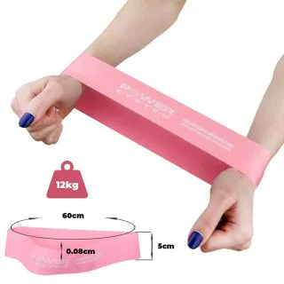 Еспандер-петля POWER SYSTEM PS-4061 FLEX LOOP PINK (12 кг)