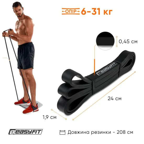Резина для тренировок EasyFit (6-31 кг)