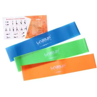 Набір фітнес гумок LiveUp LATEX LOOP (3шт.)