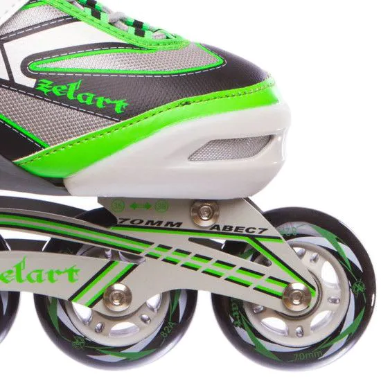 Роликові ковзани ZELART CANDY (35-38) зелений