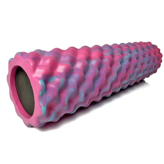 Grid Roller ролер масажний EasyFit Bubbles 45 см рожевий