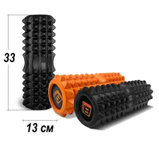 Масажний ролик з наповненням EVA-піною EasyFit Solid Roller 33 см