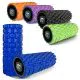 Роллер массажный с заглушками EasyFit Grid Roller 33 см