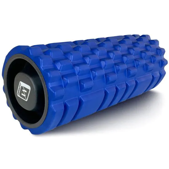 Роллер массажный с заглушками EasyFit Grid Roller 33 см