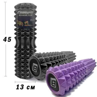 Масажний ролик з наповненням EVA-піною EasyFit Solid Roller 45 см