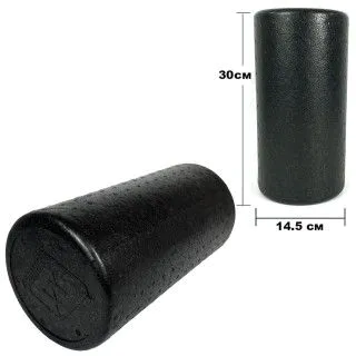 Ролер гладкий EasyFit PolyFoam Roller EPP 30 см (щільний)