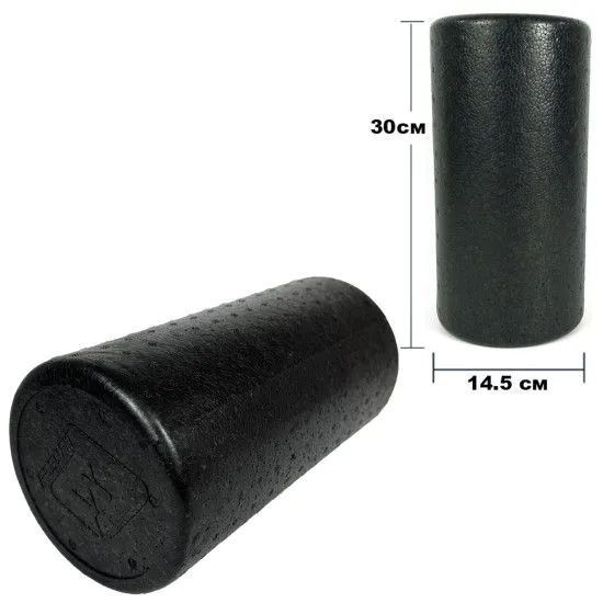 Ролер гладкий EasyFit PolyFoam Roller EPP 30 см (щільний)