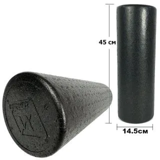 Ролер гладкий EasyFit PolyFoam Roller EPP 45 см (щільний)