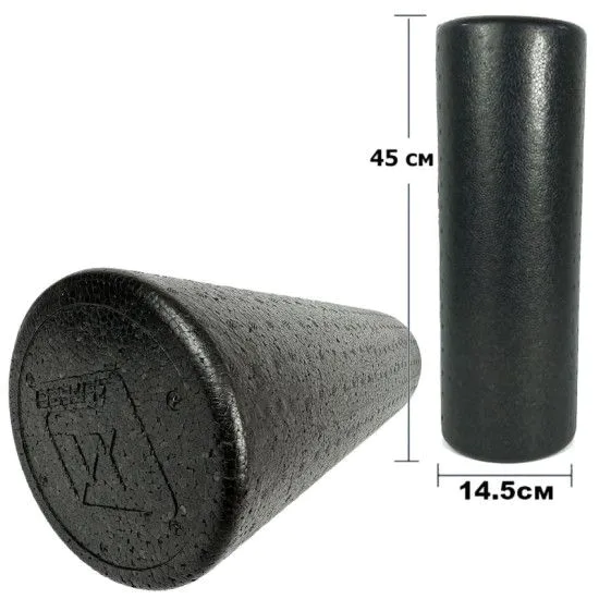 Ролер гладкий EasyFit PolyFoam Roller EPP 45 см (щільний)