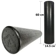 Ролер гладкий EasyFit PolyFoam Roller EPP 60 см (щільний)