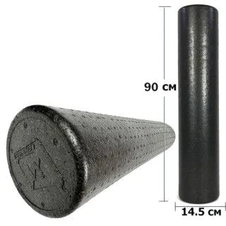 Ролер гладкий EasyFit PolyFoam Roller EPP 90 см (щільний)