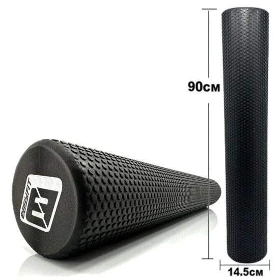 Роллер массажный EasyFit Foam Roller 90 см (упругий)