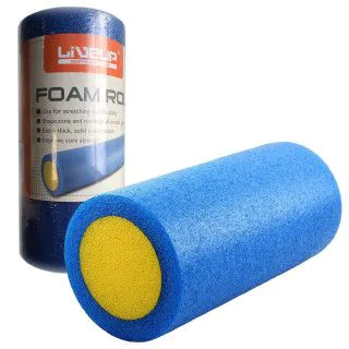Роллер YOGA FOAM ROLLER LiveUp 30 см (щільний)