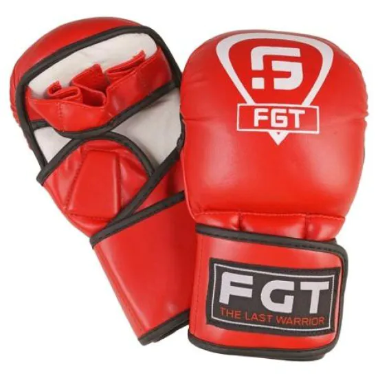 Рукавички для Єдиноборства FGT MMA червоні