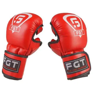 Рукавички для Єдиноборства FGT MMA червоні