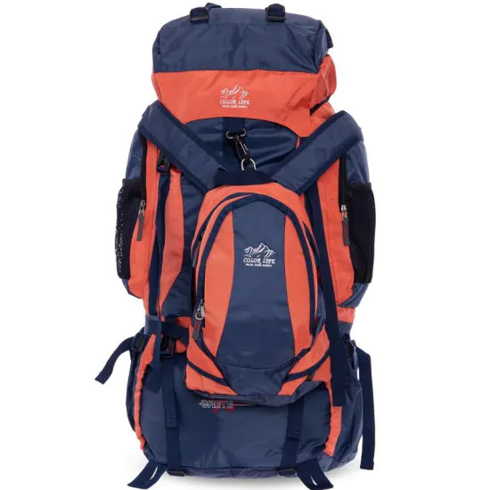 Рюкзак туристичний два в одному COLOR LIFE 90+5 L (оранж)