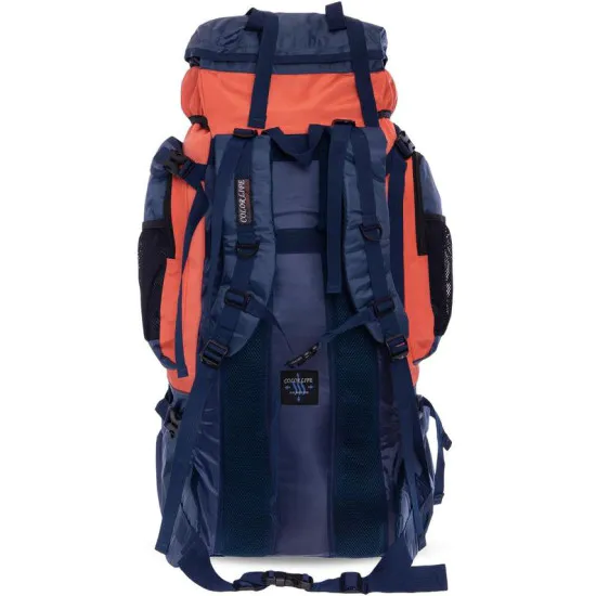 Рюкзак туристичний два в одному COLOR LIFE 90+5 L (оранж)