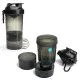 Шейкер SmartShake Original 2GO 600ml Black с 3-ма відсіками (original)