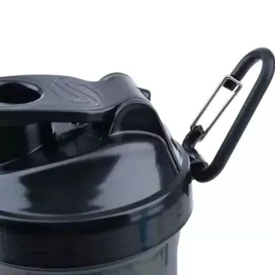 Шейкер SmartShake Original 2GO 600ml Black с 3-ма відсіками (original)