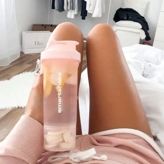 Шейкер SmartShake Slim 500ml с 2-мя отсеками (original)