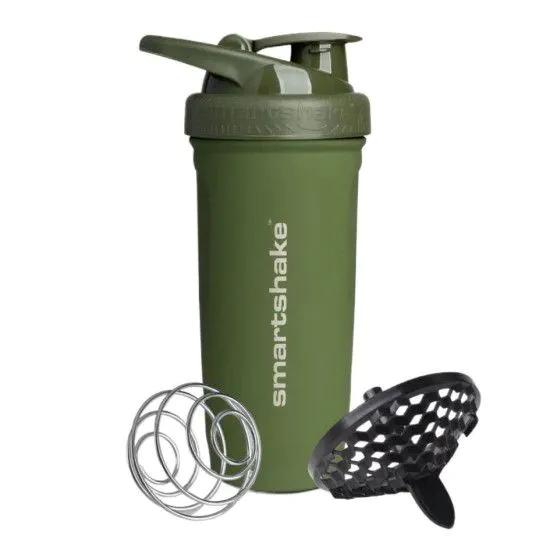 Шейкер SmartShake Reforce Stainless Army Green 900ml (нержавейка)