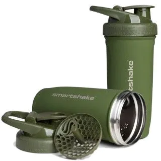 Шейкер SmartShake Reforce Stainless Army Green 900ml (металевий)