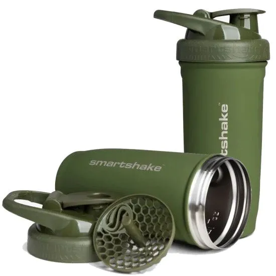Шейкер SmartShake Reforce Stainless Army Green 900ml (нержавейка)
