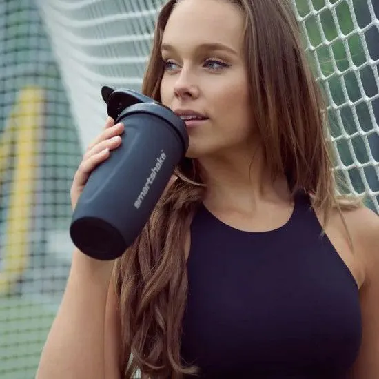 Шейкер SmartShake Reforce Stainless Steel Black 900ml (нержавейка)