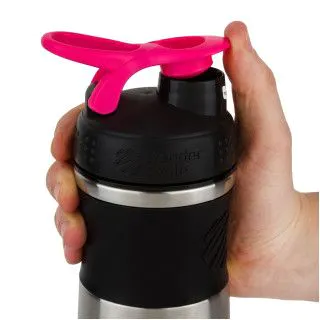 Пляшка-шейкер BlenderBottle SportMixer Stainless Steel 820 ml