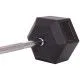Штанга фіксована вигнута Rubber Hexagon Barbell від 10 до 50 кг